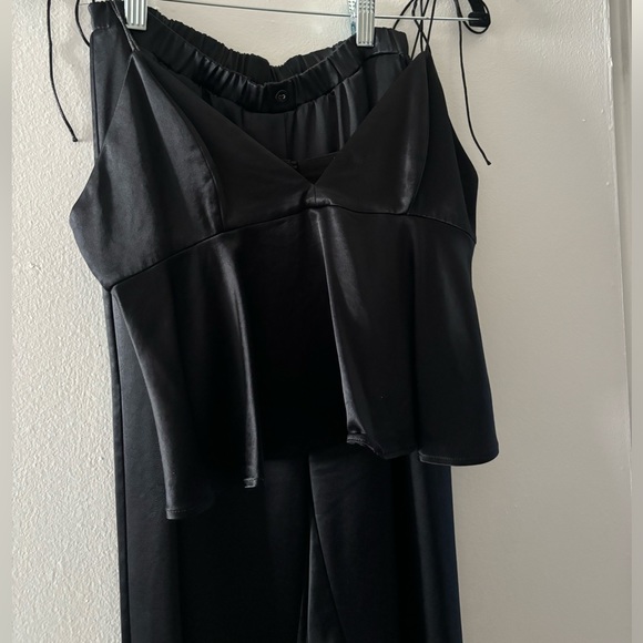 Something Navy Silk Set - Picture 2 of 8